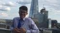 Matt Doherty pictured in front of the Shard in London